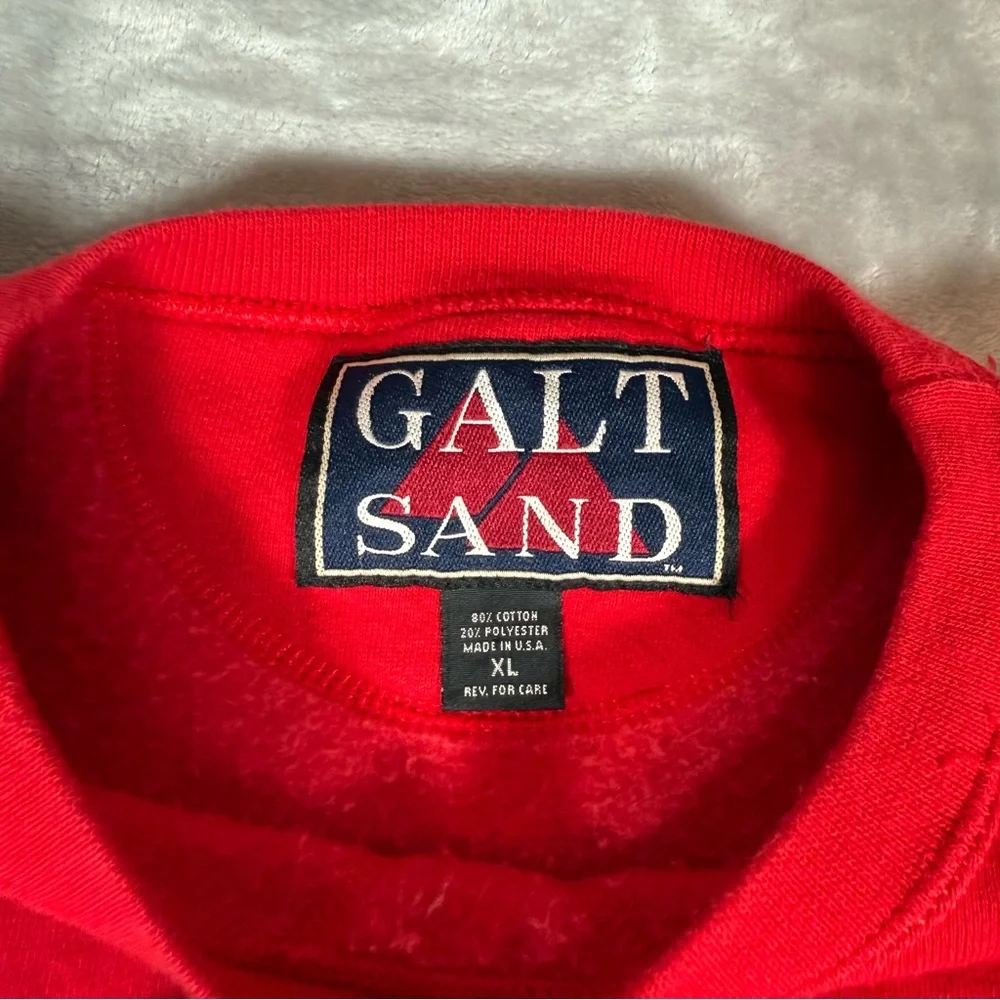 Vintage Florida State FSU Crewneck Sweatshirt Mens XL Faded Red Made In USA 90s - Picture 3 of 8